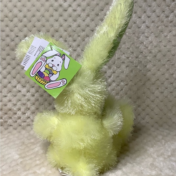 Vintage Loblaws 2004 Plush Yellow Green Bunny Rabbit Stuffed Animal Toy w Tags - Picture 4 of 13